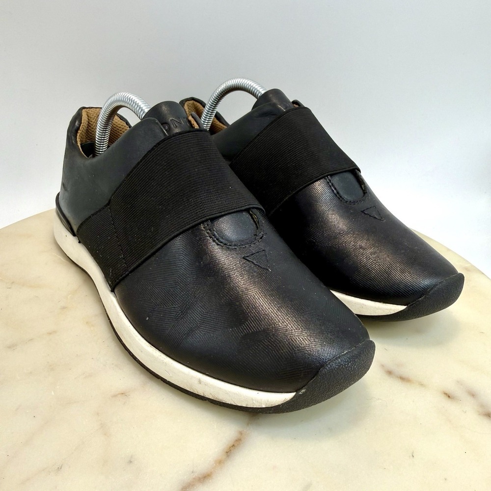 Vionic Codie Black Slip On Shoes Women's 6 Comfort Orthotic Elastic Strap Casual